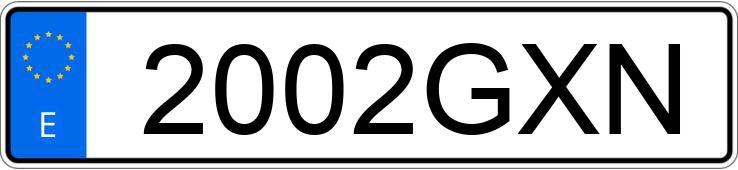 Numer rejestracyjny 2002GXN posiada KIA PICANTO