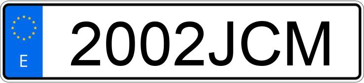 Numer rejestracyjny 2002JCM posiada RENAULT KANGOO