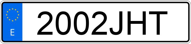 Numer rejestracyjny 2002JHT posiada FIAT 500X