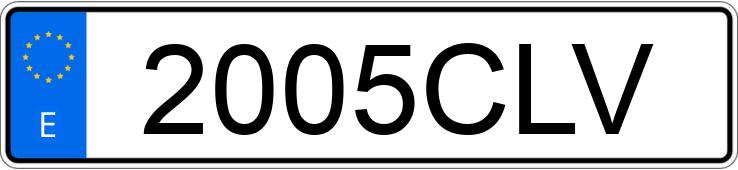 Numer rejestracyjny 2005CLV posiada BMW SERIE 3