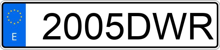 Numer rejestracyjny 2005DWR posiada FORD FOCUS Numer rejestracyjny 2005DWR posiada FORD FOCUS