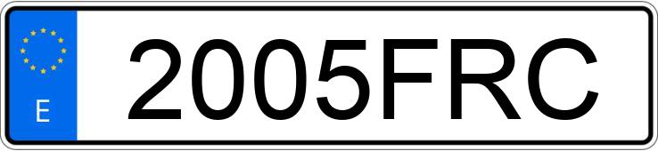 Numer rejestracyjny 2005FRC posiada HYUNDAI TUCSON