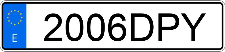 Numer rejestracyjny 2006DPY posiada FORD MONDEO Numer rejestracyjny 2006DPY posiada FORD MONDEO