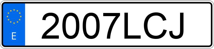 Numer rejestracyjny 2007LCJ posiada MERCEDES ACTROS