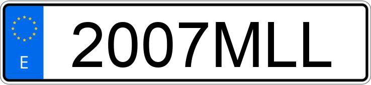 Numer rejestracyjny 2007MLL posiada PEUGEOT 308