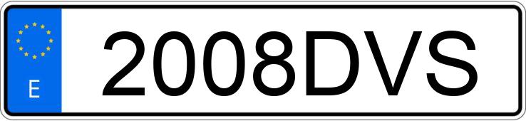 Numer rejestracyjny 2008DVS posiada CITROEN XSARA