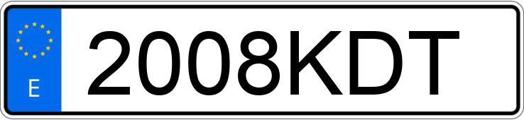 Numer rejestracyjny 2008KDT posiada VOLKSWAGEN GOLF