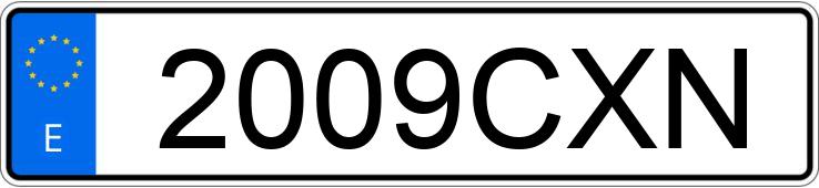 Numer rejestracyjny 2009CXN posiada RENAULT MEGANE