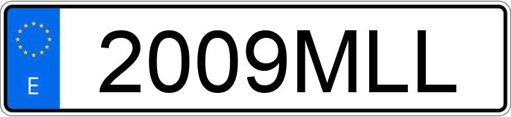 Numer rejestracyjny 2009MLL posiada AUDI A5