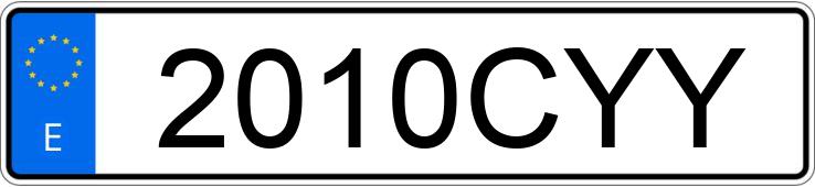 Numer rejestracyjny 2010CYY posiada VOLKSWAGEN CADDY Numer rejestracyjny 2010CYY posiada VOLKSWAGEN CADDY