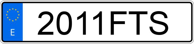 Numer rejestracyjny 2011FTS posiada SEAT LEON