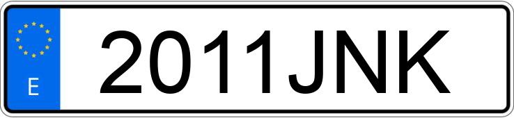 Numer rejestracyjny 2011JNK posiada SKODA RAPID