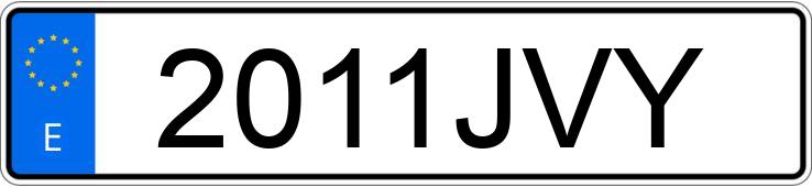 Numer rejestracyjny 2011JVY posiada IVECO DAILY
