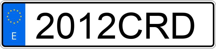 Numer rejestracyjny 2012CRD posiada SEAT LEON Numer rejestracyjny 2012CRD posiada SEAT LEON