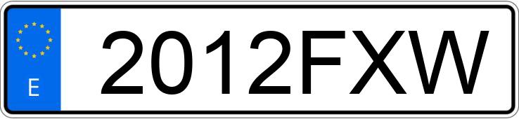 Numer rejestracyjny 2012FXW posiada FORD FOCUS Numer rejestracyjny 2012FXW posiada FORD FOCUS