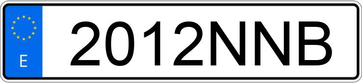 Numer rejestracyjny 2012NNB posiada MERCEDES A (177)