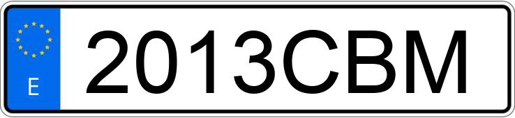 Numer rejestracyjny 2013CBM posiada SEAT CORDOBA Numer rejestracyjny 2013CBM posiada SEAT CORDOBA