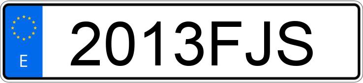 Numer rejestracyjny 2013FJS posiada OPEL ASTRA