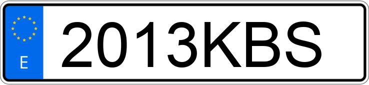 Numer rejestracyjny 2013KBS posiada FORD CUSTOM