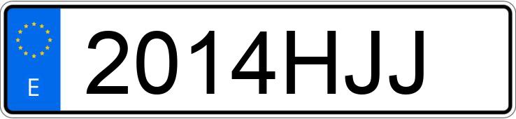 Numer rejestracyjny 2014HJJ posiada AUDI Q3