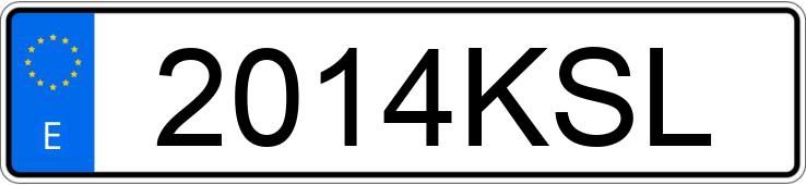 Numer rejestracyjny 2014KSL posiada RENAULT CLIO
