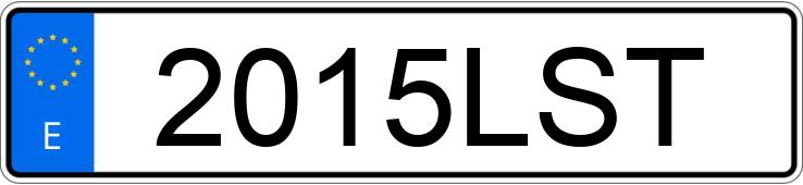 Numer rejestracyjny 2015LST posiada TOYOTA C-HR