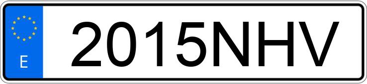 Numer rejestracyjny 2015NHV posiada VOLKSWAGEN CALIFORNIA