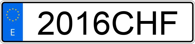 Numer rejestracyjny 2016CHF posiada CITROEN C5