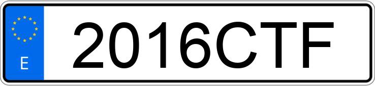 Numer rejestracyjny 2016CTF posiada VOLKSWAGEN KUBEL