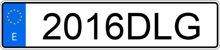 Numer rejestracyjny 2016DLG posiada OPEL VECTRA