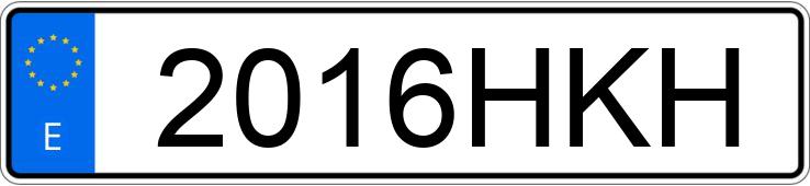 Numer rejestracyjny 2016HKH posiada BMW SERIE 5