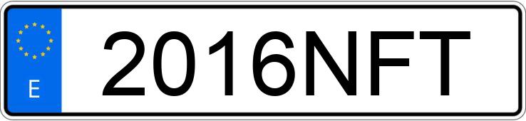 Numer rejestracyjny 2016NFT posiada RENAULT GRAND ESPACE