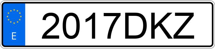 Numer rejestracyjny 2017DKZ posiada VOLKSWAGEN GOLF Numer rejestracyjny 2017DKZ posiada VOLKSWAGEN GOLF