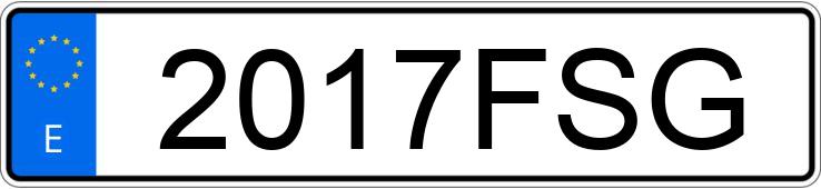 Numer rejestracyjny 2017FSG posiada PORSCHE 911 TURBO 450