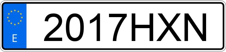 Numer rejestracyjny 2017HXN posiada HYUNDAI I20