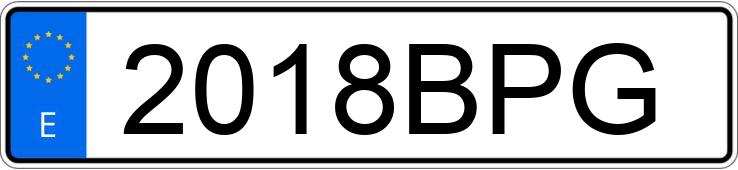 Numer rejestracyjny 2018BPG posiada SEAT IBIZA Numer rejestracyjny 2018BPG posiada SEAT IBIZA