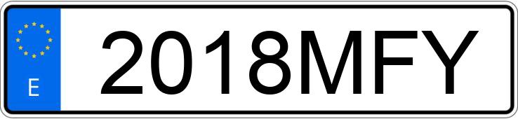 Numer rejestracyjny 2018MFY posiada MINI MINI Numer rejestracyjny 2018MFY posiada MINI MINI