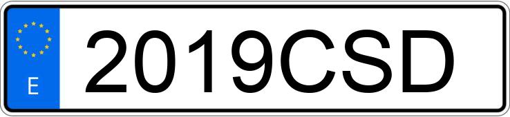 Numer rejestracyjny 2019CSD posiada TATA INDICA