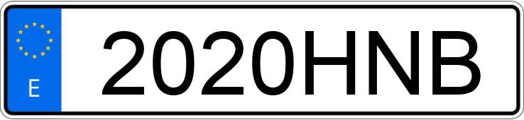 Numer rejestracyjny 2020HNB posiada PEUGEOT 5008