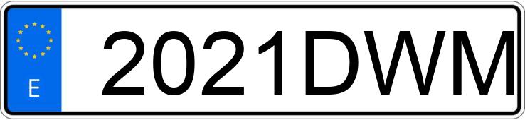 Numer rejestracyjny 2021DWM posiada BMW SERIE 5 Numer rejestracyjny 2021DWM posiada BMW SERIE 5