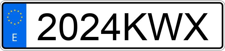 Numer rejestracyjny 2024KWX posiada RENAULT MEGANE