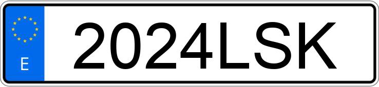 Numer rejestracyjny 2024LSK posiada MERCEDES G (463)