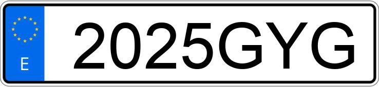 Numer rejestracyjny 2025GYG posiada BMW SERIE 5