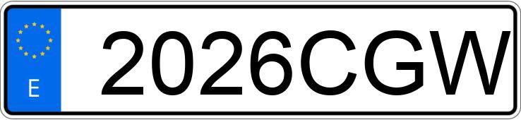 Numer rejestracyjny 2026CGW posiada CITROEN XSARA Numer rejestracyjny 2026CGW posiada CITROEN XSARA