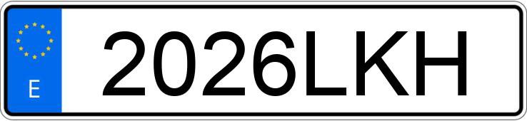 Numer rejestracyjny 2026LKH posiada LAND ROVER RANGE ROVER EVOQUE