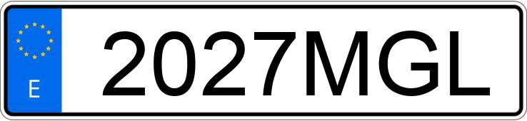 Numer rejestracyjny 2027MGL posiada FORD RANGER