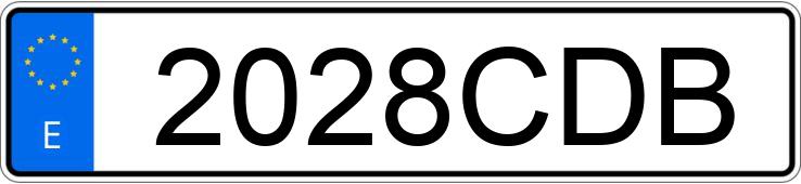 Numer rejestracyjny 2028CDB posiada PEUGEOT BOXER