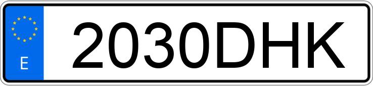 Numer rejestracyjny 2030DHK posiada BMW SERIE 3