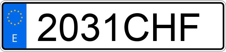 Numer rejestracyjny 2031CHF posiada SEAT IBIZA Numer rejestracyjny 2031CHF posiada SEAT IBIZA