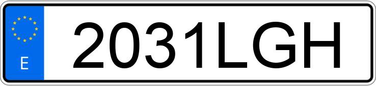 Numer rejestracyjny 2031LGH posiada FIAT TIPO